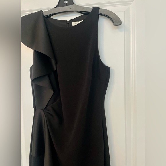 Black Floor Length Formal Maxi Dress Halston Heritage NWT - Picture 7 of 16